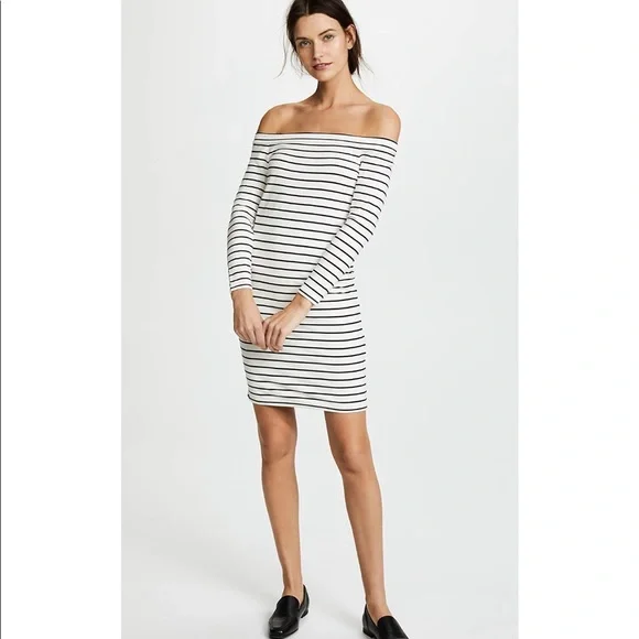 bb dakota off shoulder dress BB Dakota Dennett Lace Off the Shoulder Women's Dress Black : 4
